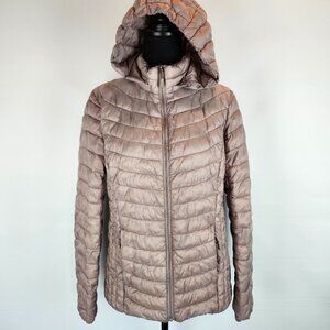 32 Degrees Lightweight Hooded Packable Jacket Women Size M